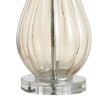 Dew Drop 32.75" Glass/Crystal LED Table Lamp - JONATHAN Y
